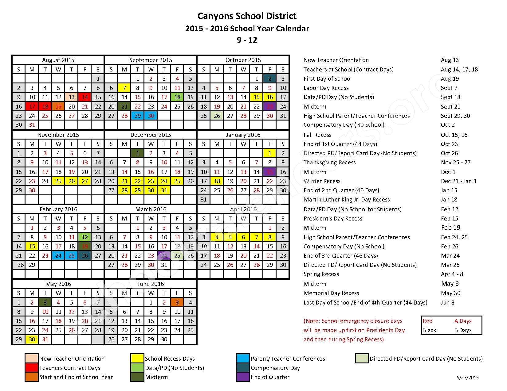 calendars for to make in school 2015 2016 high school calendar calendar detail calendars for to make in school 2015 2016 high school calendar calendar detail