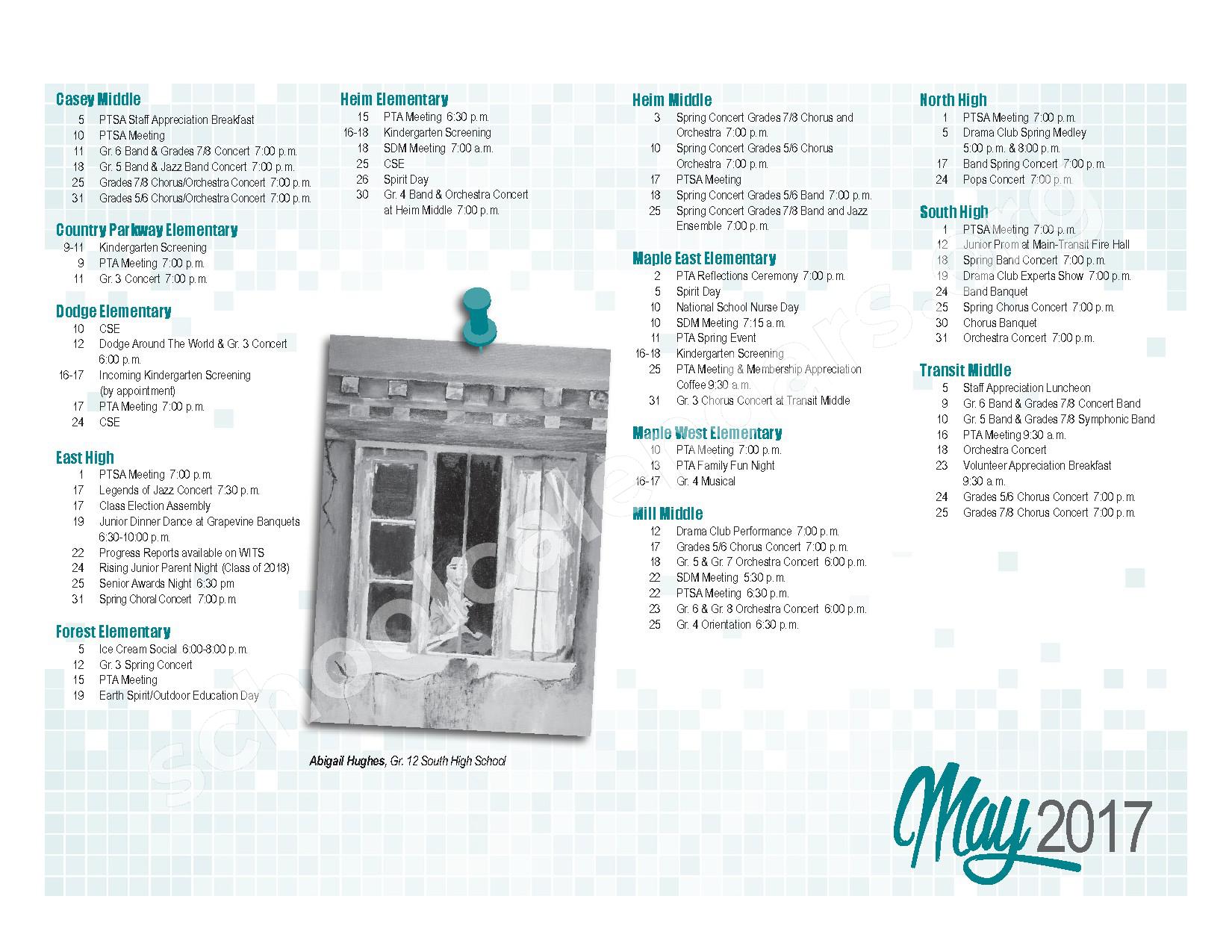 Williamsville Central School District Calendars East Amherst, NY